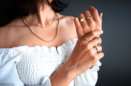 which fingers to wear your rings on, statement rings