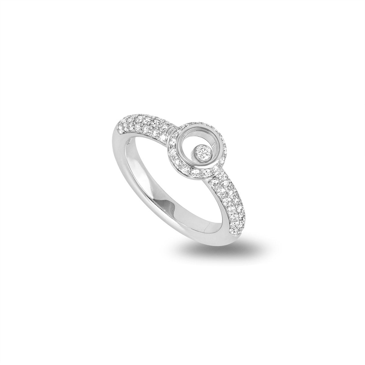 Chopard White Gold Happy Diamonds Ring 82/2902-1109