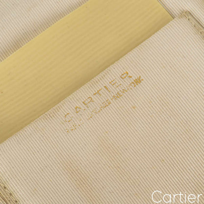 Cartier Vintage Silk Purse With Yellow Gold And Diamond