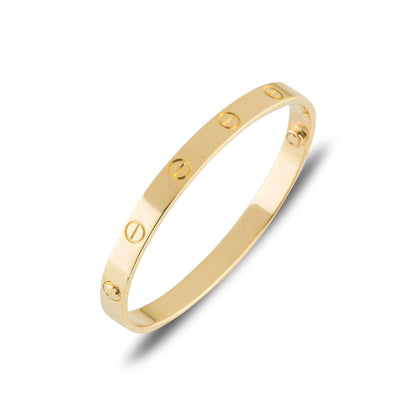 Cartier Yellow Gold Plain Love Bracelet Size 16 B6035516