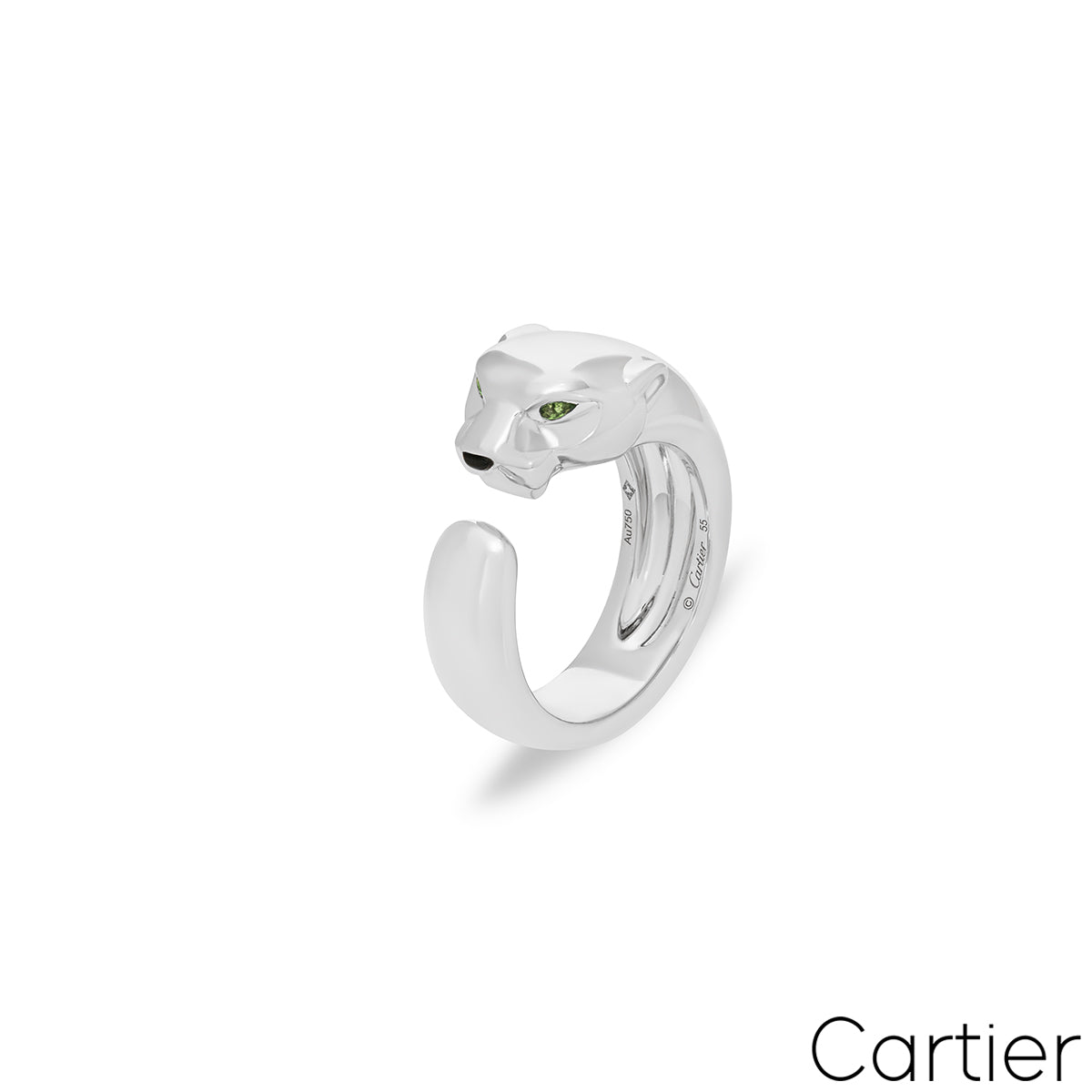 Cartier White Gold Panthere De Cartier Ring B4099500