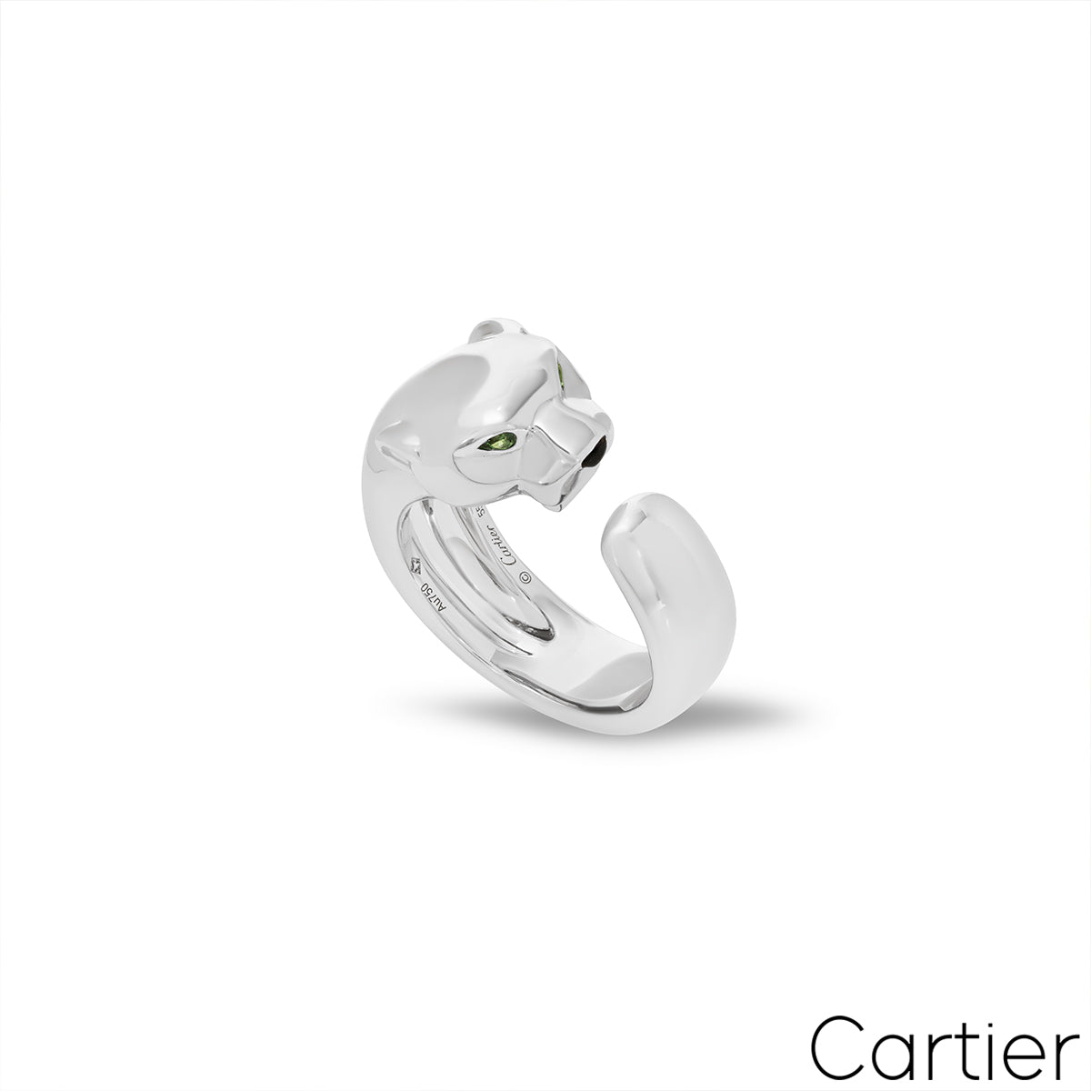 Cartier White Gold Panthere De Cartier Ring B4099500