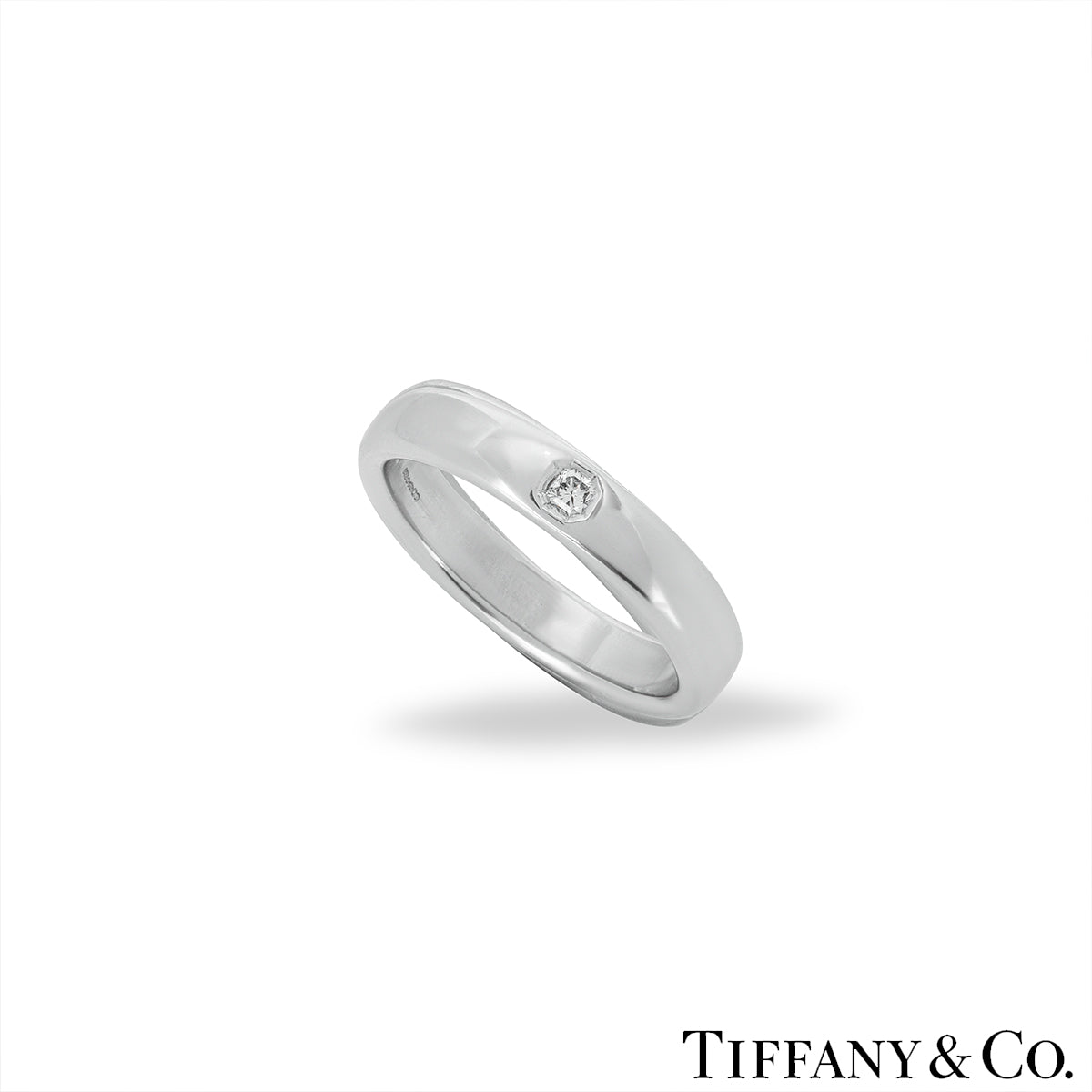 Tiffany & Co Platinum Lucida Diamond Ring 0.05CT