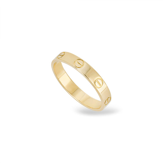 Cartier Yellow Gold Plain Love Wedding Band Size 50 B4085000