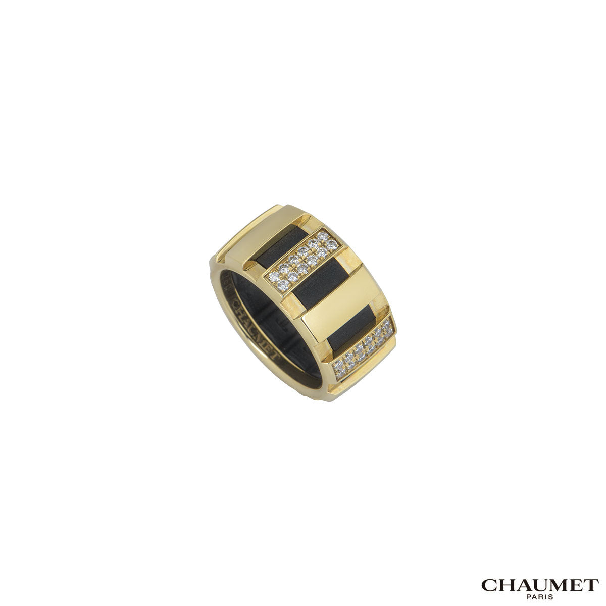 Chaumet Yellow Gold Diamond Class One Ring