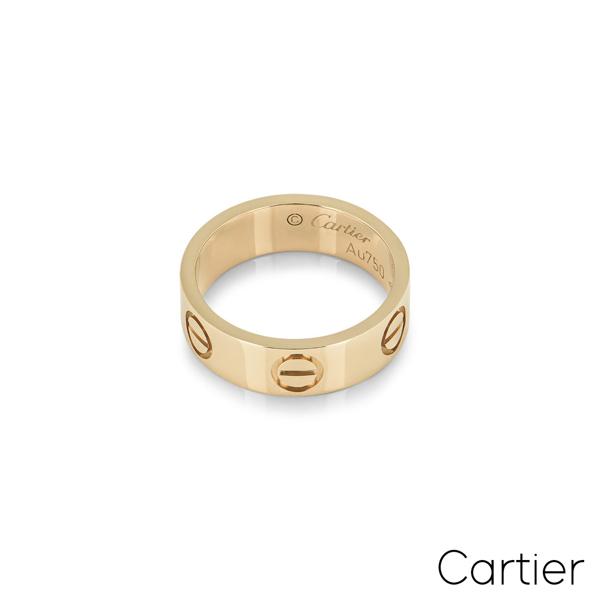 Cartier Yellow Gold Love Ring Size 48 B4084600