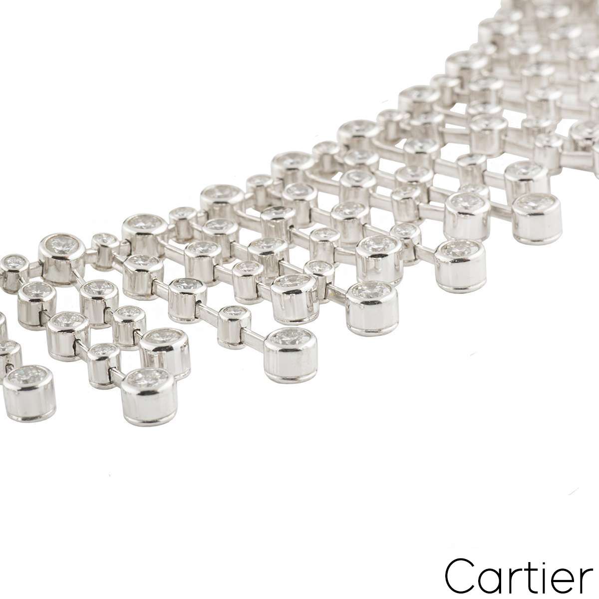 Cartier Platinum Diamond Necklace 60.00CT D/vvs