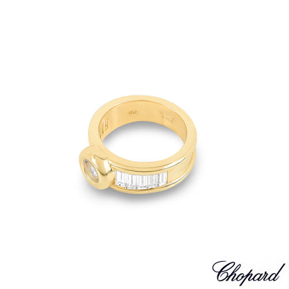 Chopard Yellow Gold Happy Diamonds Ring 82/2211-0001