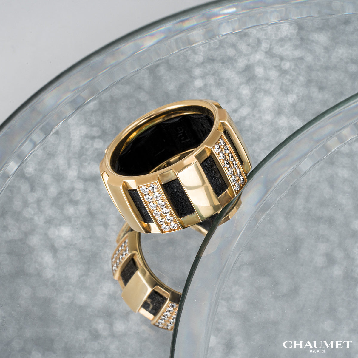 Chaumet Yellow Gold Diamond Class One Ring