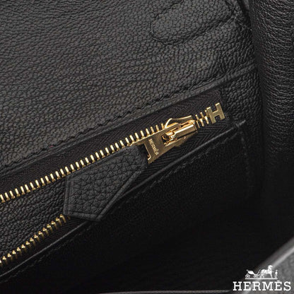 Hermès Birkin 30CM Noir Veau Togo Ghw