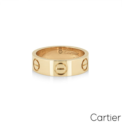 Cartier Yellow Gold Love Ring Size 51 B4084600