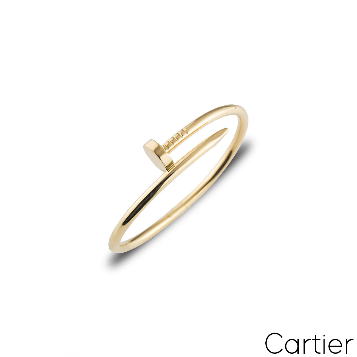 Cartier Yellow Gold Plain Juste Un Clou Bracelet Size 15 B6048215