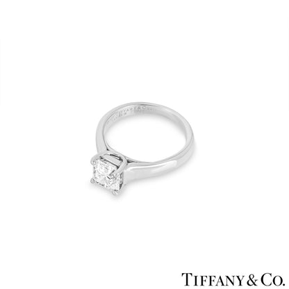 Tiffany & Co. Platinum Diamond Lucida Ring 1.10CT G/VVS1