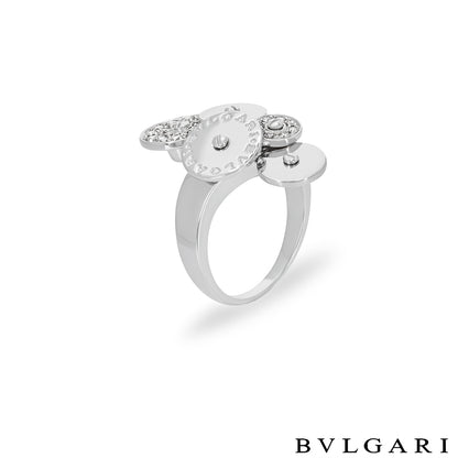 Bvlgari White Gold Diamond Cicladi Ring