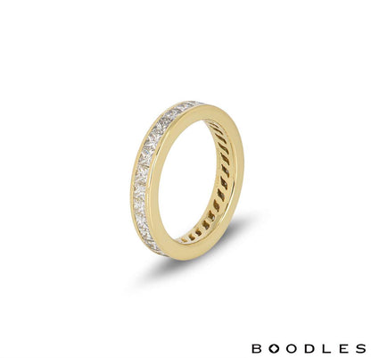 Boodles Yellow Gold Diamond Full Eternity Ring