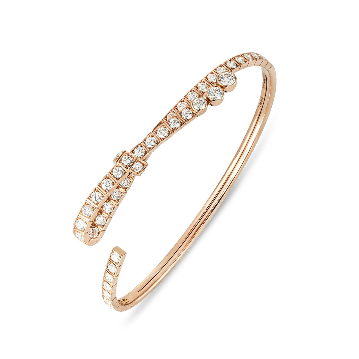 Chanel Rose Gold Diamond Ruban Bracelet J11864