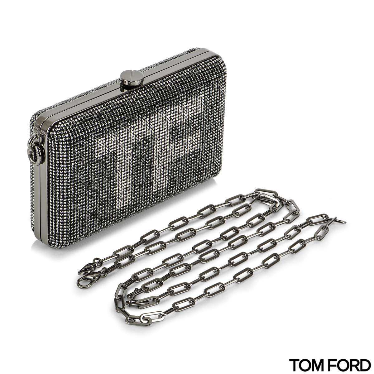 Tom Ford Crystal-Embellished Mini Clutch Bag