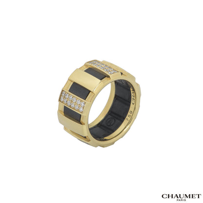 Chaumet Yellow Gold Diamond Class One Ring