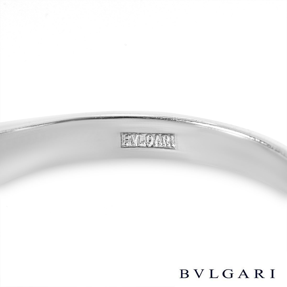 Bvlgari Platinum Round Brilliant Cut Diamond Corona Ring 0.35CT G/VVS2