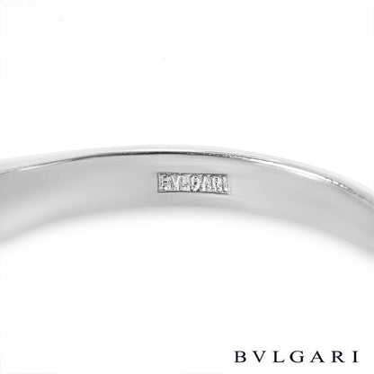 Bvlgari Platinum Round Brilliant Cut Diamond Corona Ring 0.35CT G/VVS2