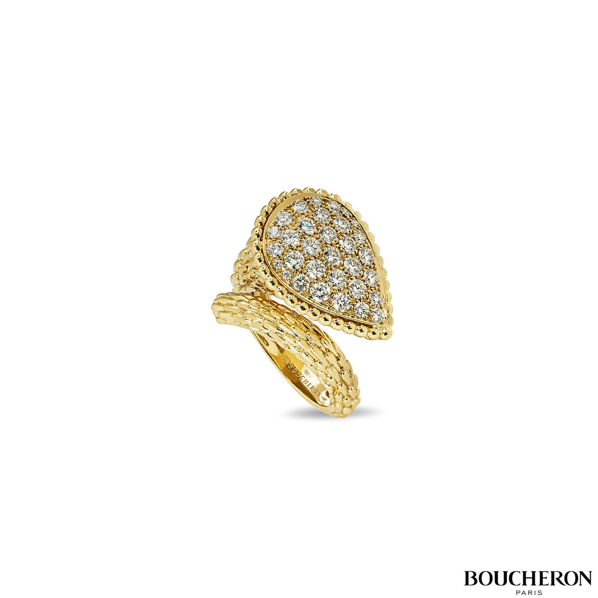 Boucheron Yellow Gold Serpent Boheme Ring JRG01948