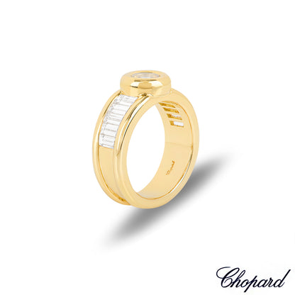 Chopard Yellow Gold Happy Diamonds Ring 82/2211-0001