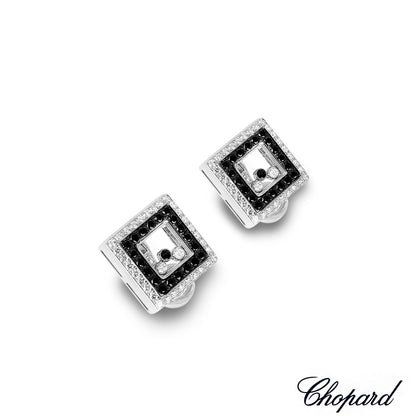 Chopard White Gold Happy Diamonds Earrings 84/3684-1001