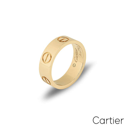 Cartier Yellow Gold Love Ring Size 50 B4084600