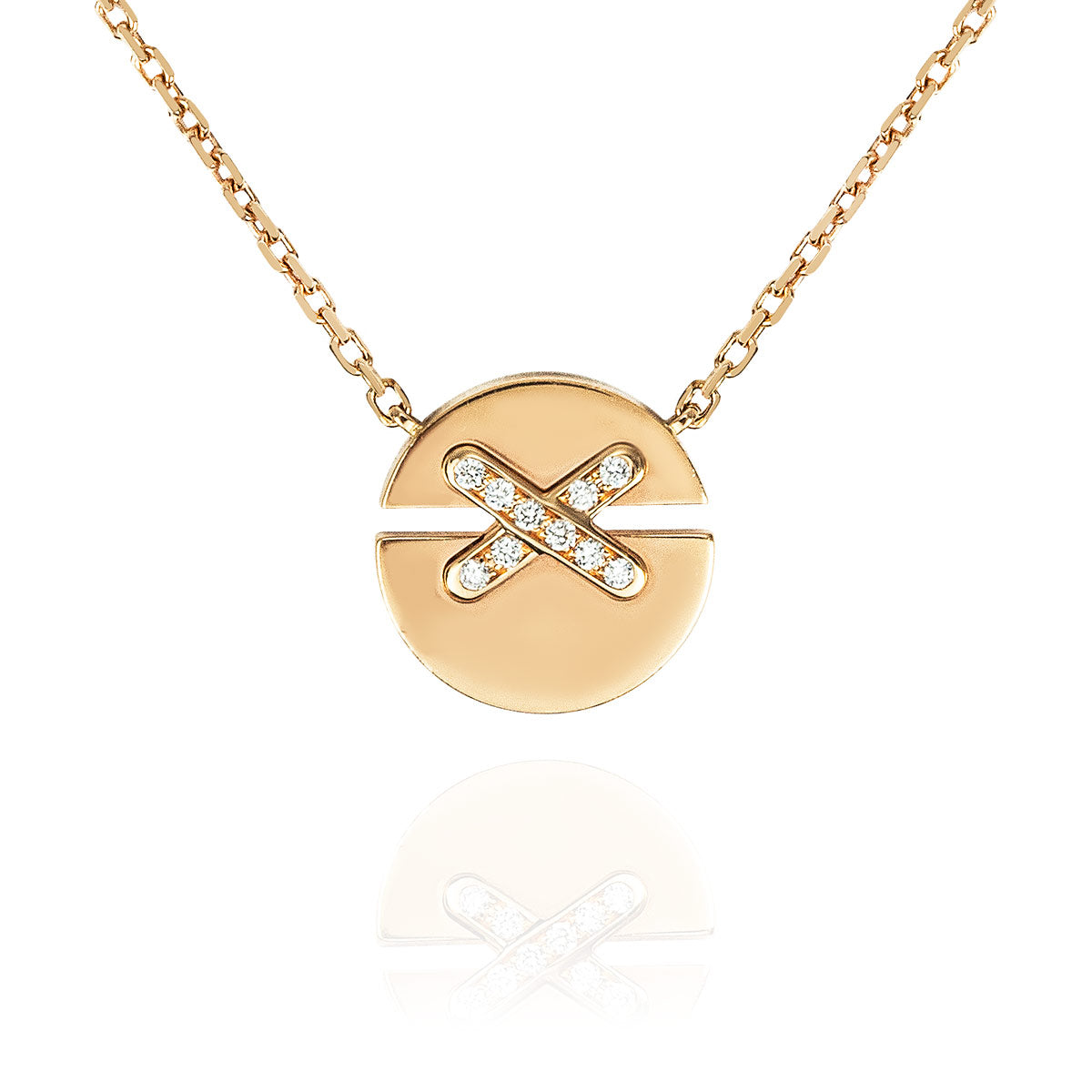 Chaumet Rose Gold Jeux De Liens Harmony Small Pendant