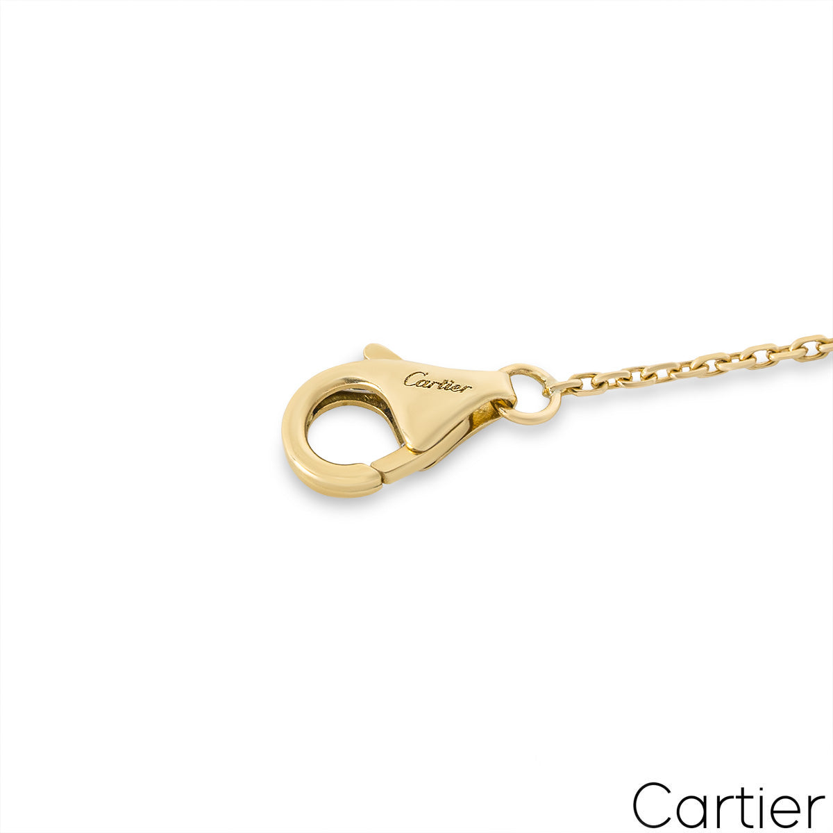 Cartier Yellow Gold Lapis & Diamond Amulette De Cartier Necklace