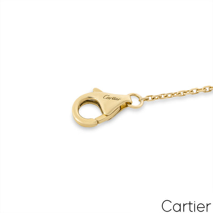 Cartier Yellow Gold Lapis & Diamond Amulette De Cartier Necklace