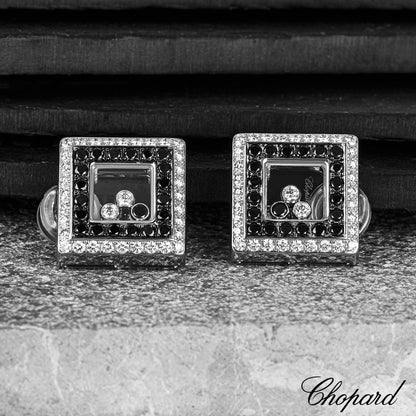 Chopard White Gold Happy Diamonds Earrings 84/3684-1001