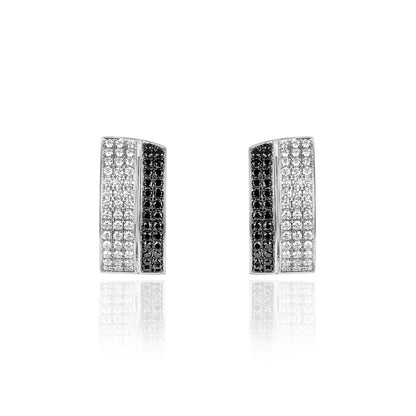 Chopard White Gold Diamond Set Hoop Earrings 844073-1001