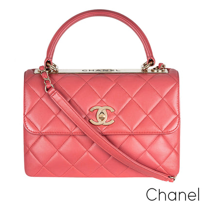 Chanel Small Pink Trendy Cc Flap Bag