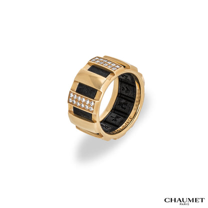 Chaumet Yellow Gold Diamond Class One Ring