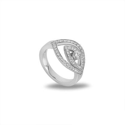 Chopard White Gold Happy Spirit Diamond Ring 82/5655-1109