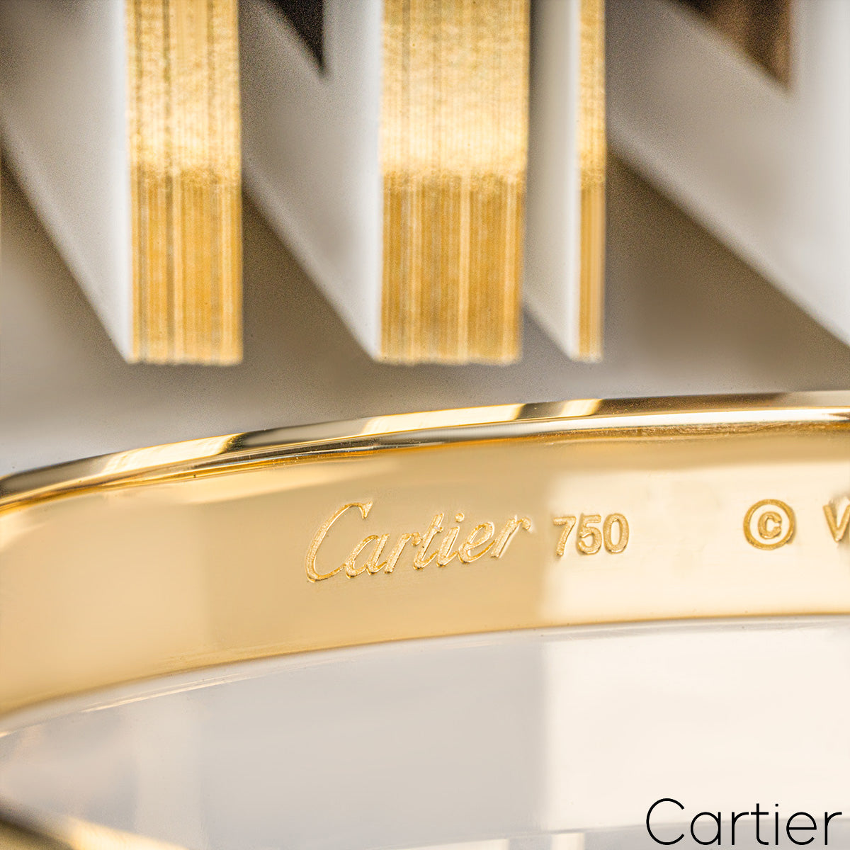 Cartier Yellow Gold Full Diamond Love Bracelet Size 21 B6040521