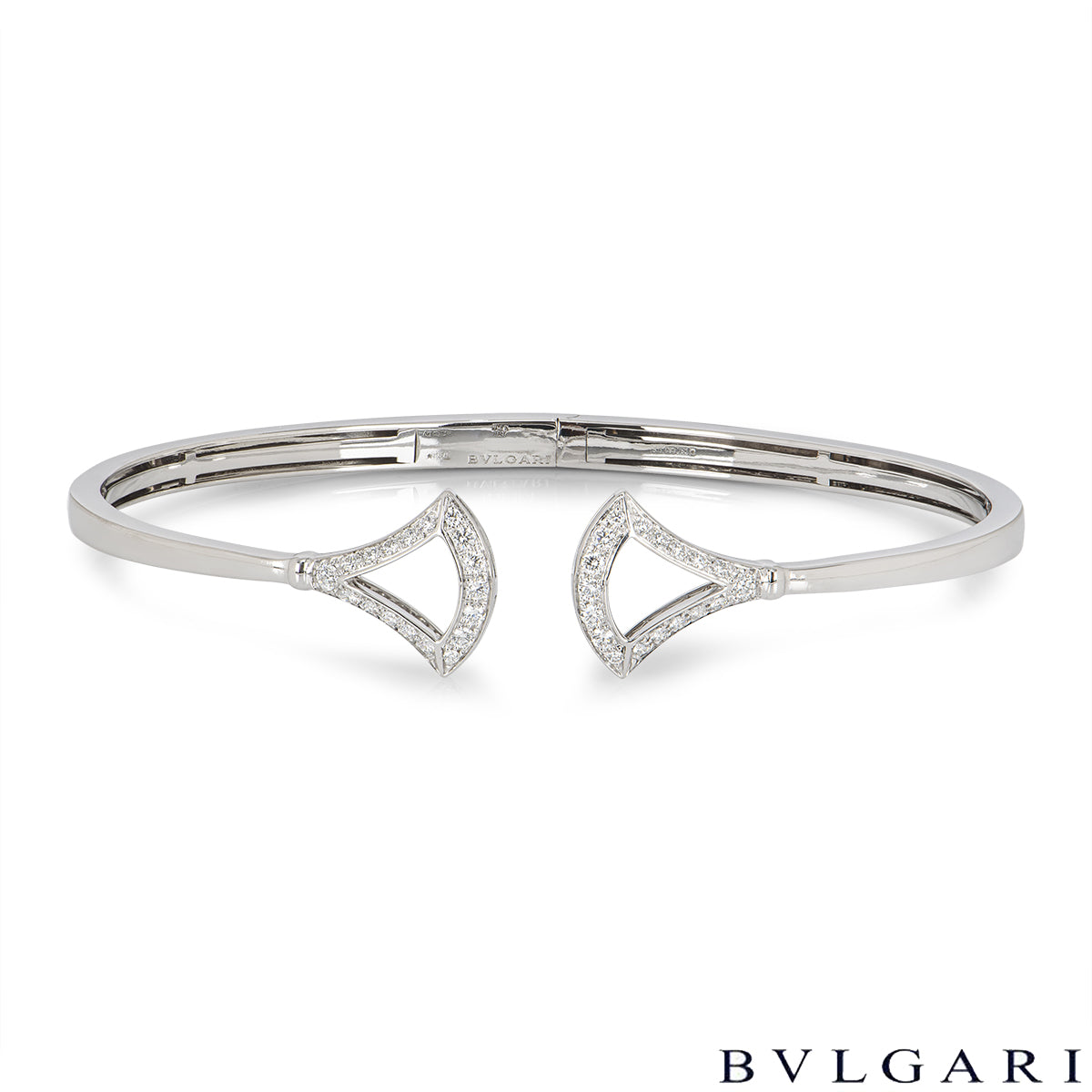 Bvlgari White Gold Diamond Divas Dream Bracelet 355625