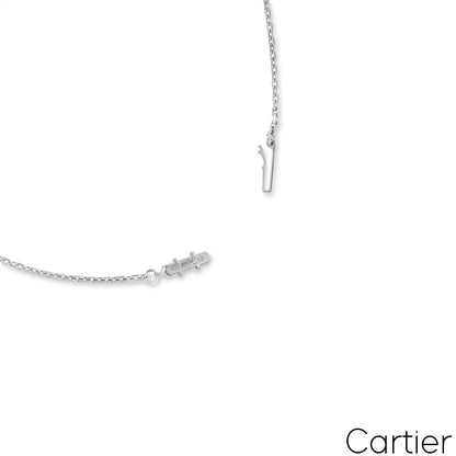 Cartier White Gold Pearl & Diamond Himalia Necklace