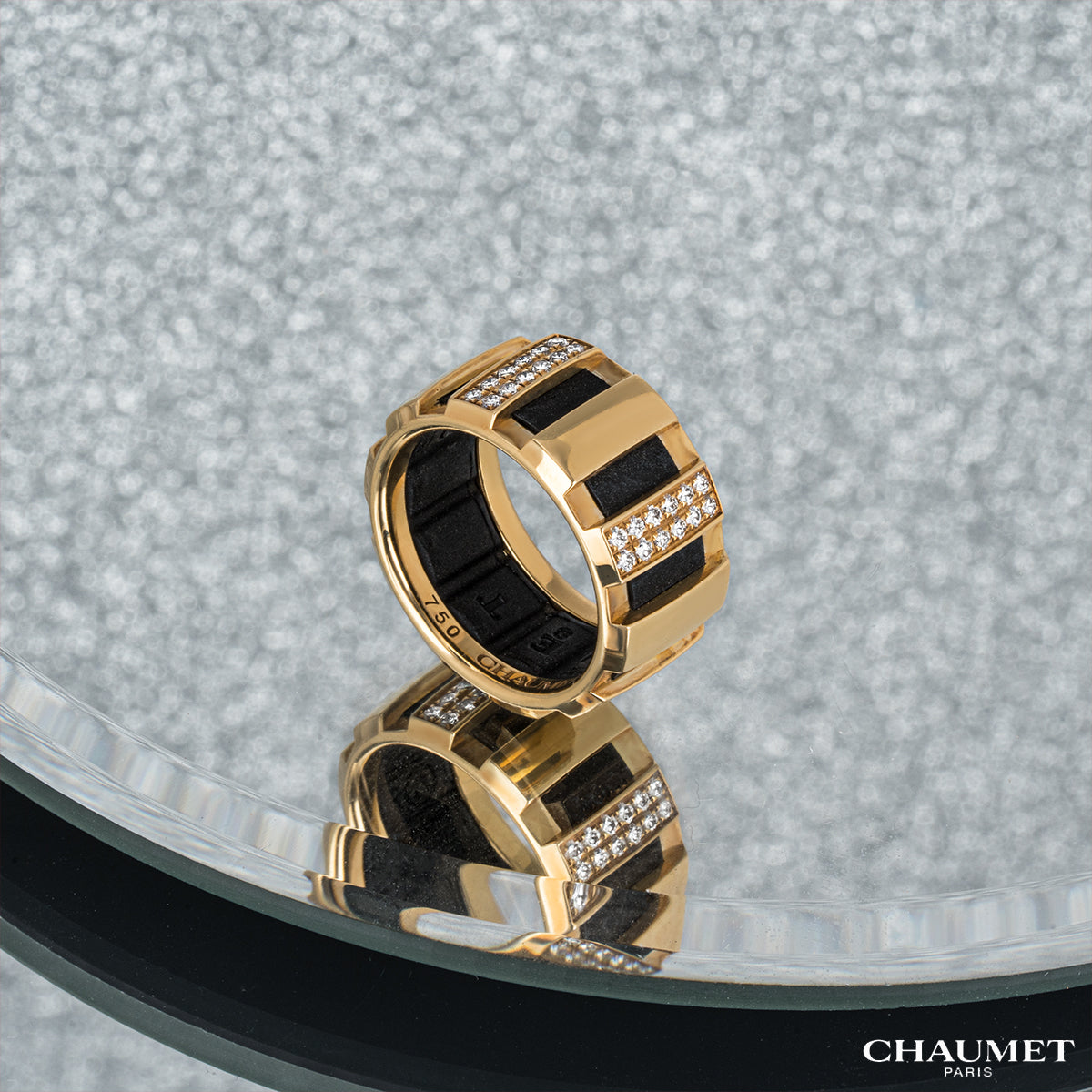 Chaumet Yellow Gold Diamond Class One Ring