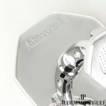 Audemars Piguet White Gold Royal Oak Cufflinks