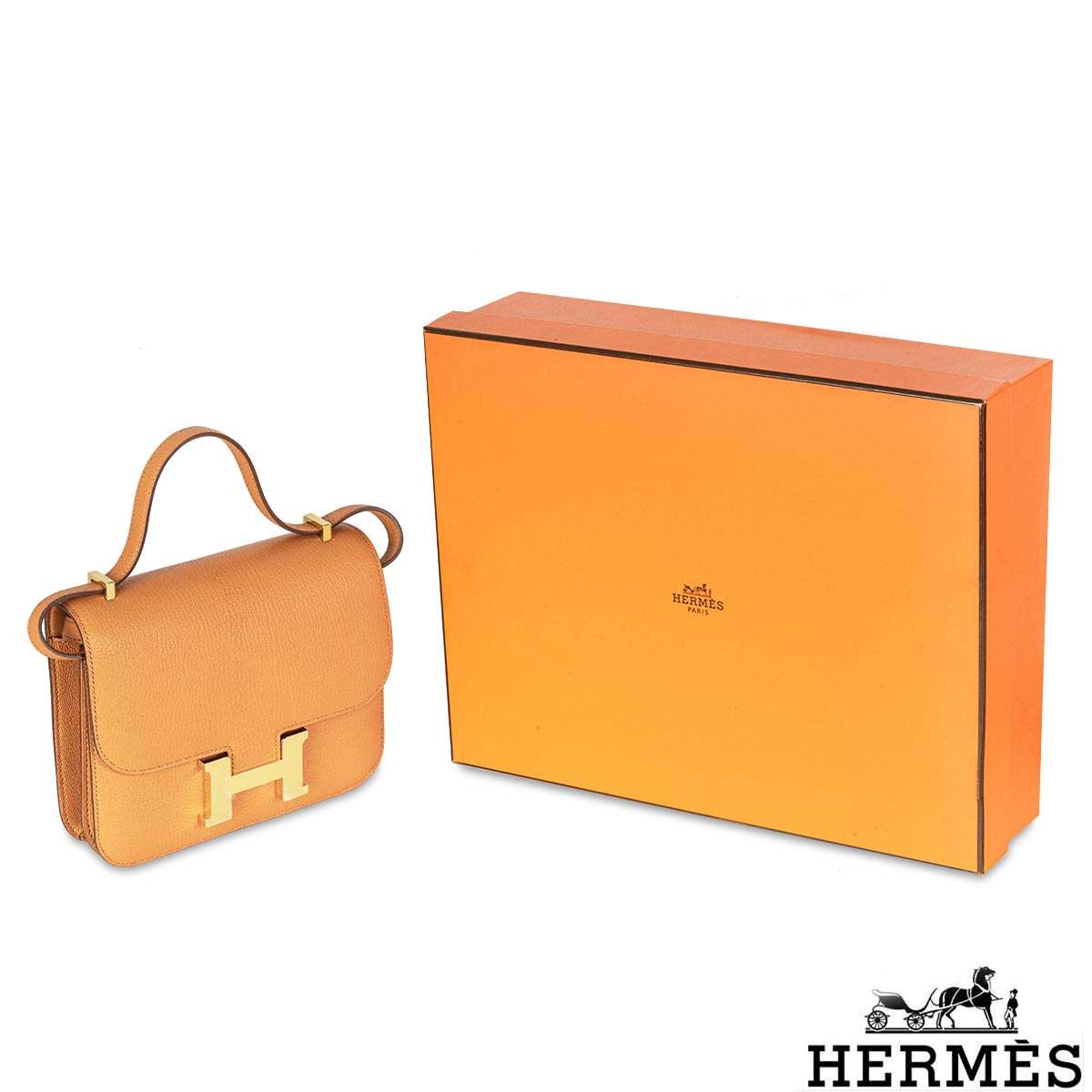 Hermès Constance Mini 18CM Chevre Mysore Potiro Ghw