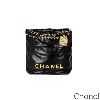 Chanel 22 Mini Shiny Calfskin Bag