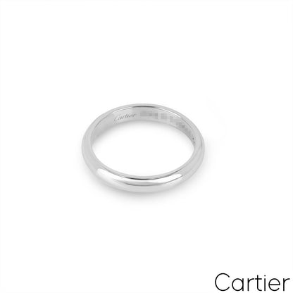 Cartier Platinum 1895 Wedding Ring B4036700