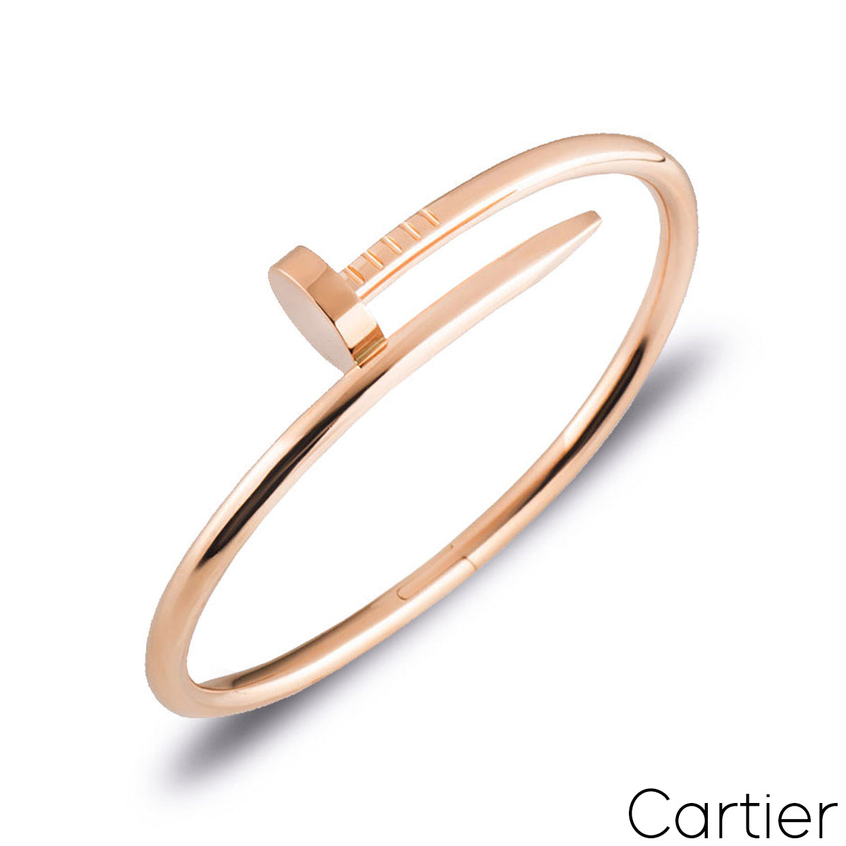 Cartier Rose Gold Plain Juste Un Clou Bracelet Size 20 B6048120