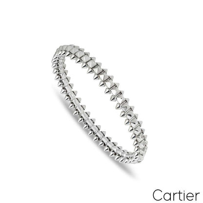 Cartier White Gold Clash De Cartier Bracelet Size 15 B6065715