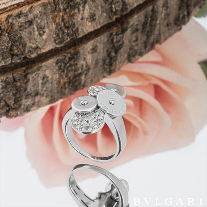 Bvlgari White Gold Diamond Cicladi Ring