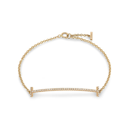 Tiffany & Co. Rose Gold Tiffany T Diamond Bracelet