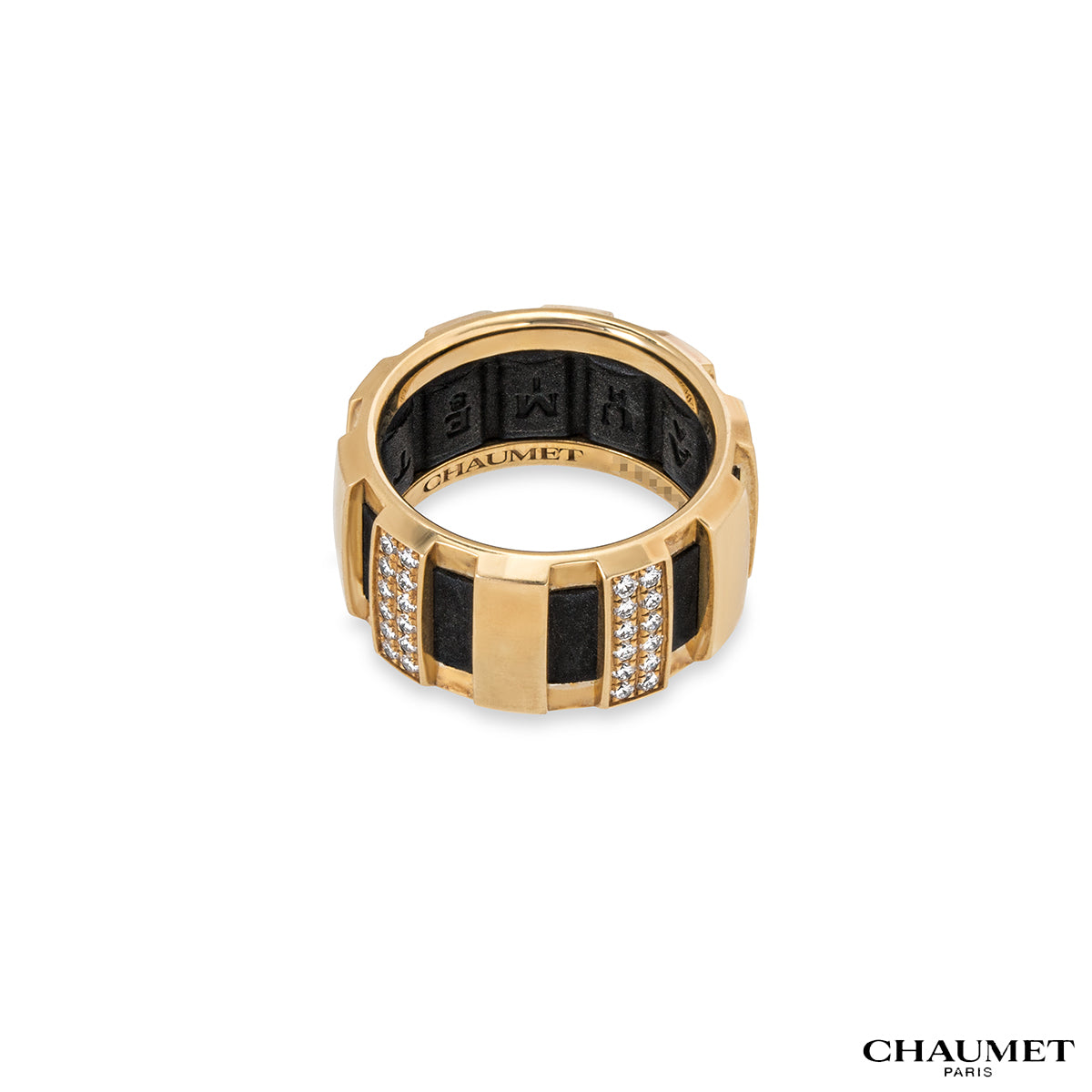 Chaumet Yellow Gold Diamond Class One Ring