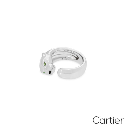 Cartier White Gold Panthere De Cartier Ring B4099500